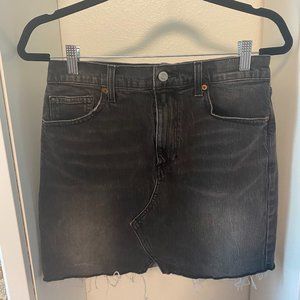 Lucky Brand 'Old Favorite' Mini Skirt - Washed Black - SZ 4/27